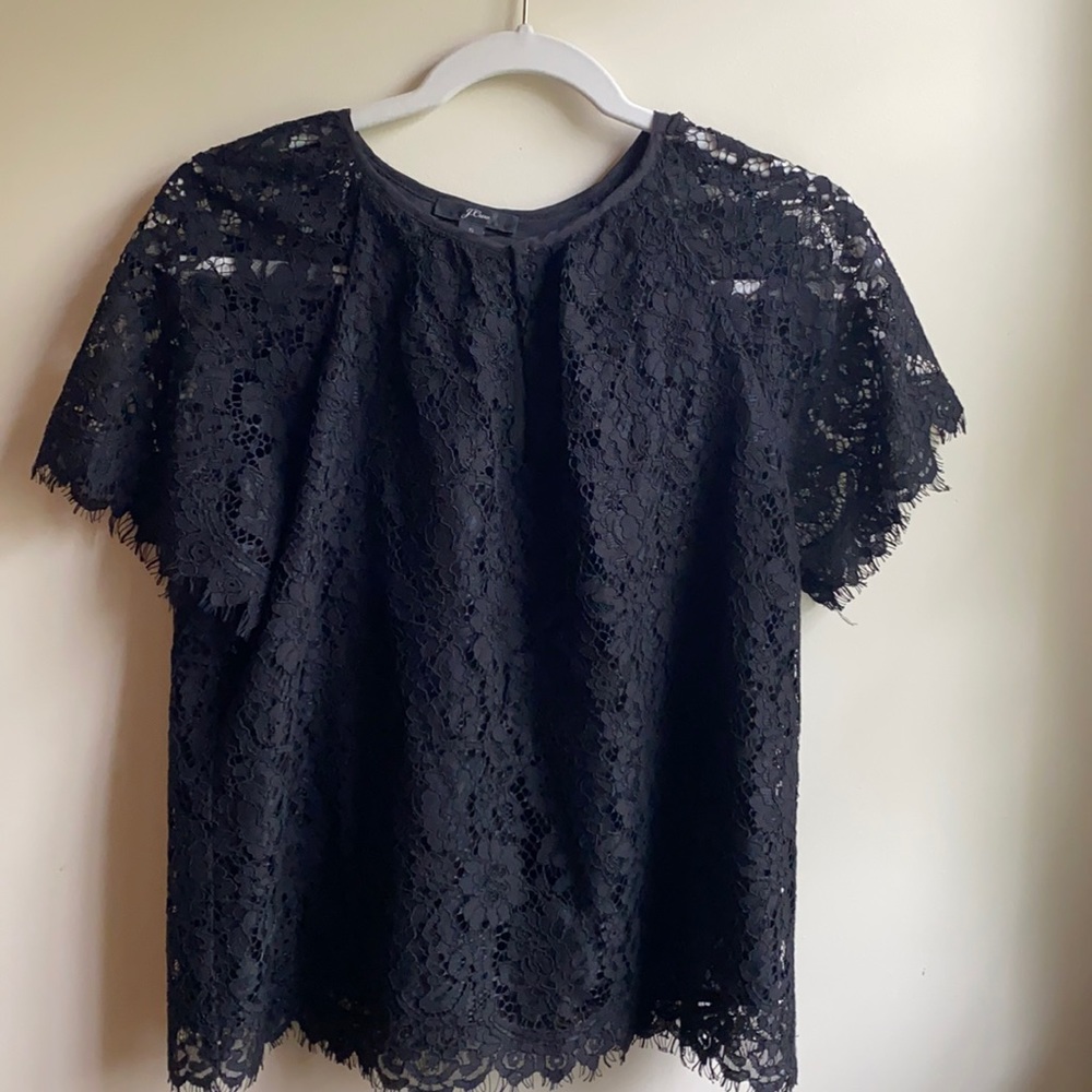 Jcrew crew lace top
